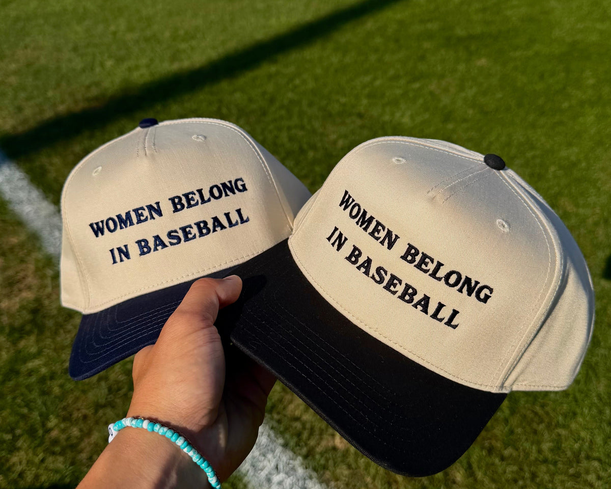 Women Belong in Baseball Trucker Hat